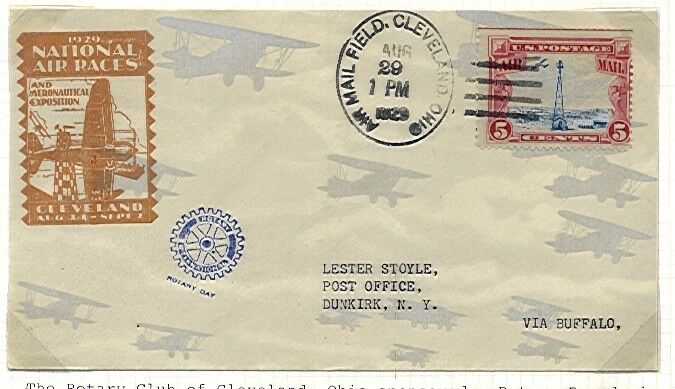 USA 1929 The Rotary Club of Cleveland, Ohio sponsored a Rotary D