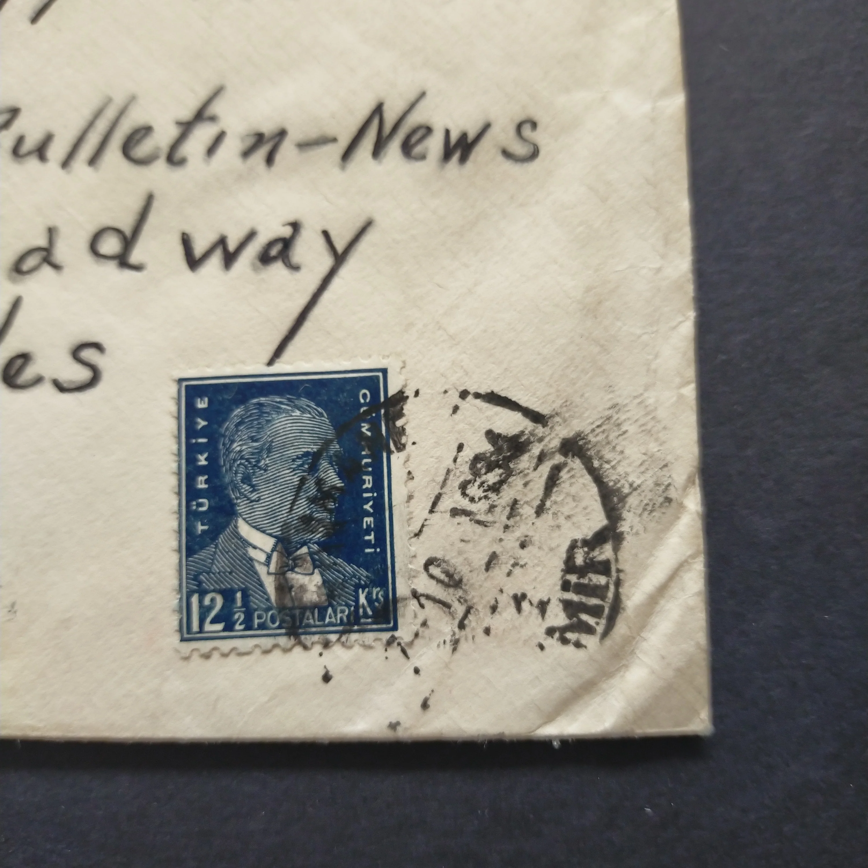 USA American Airmail Cover 1934 Turkey to California 6 Cents Postage Due - Image 5
