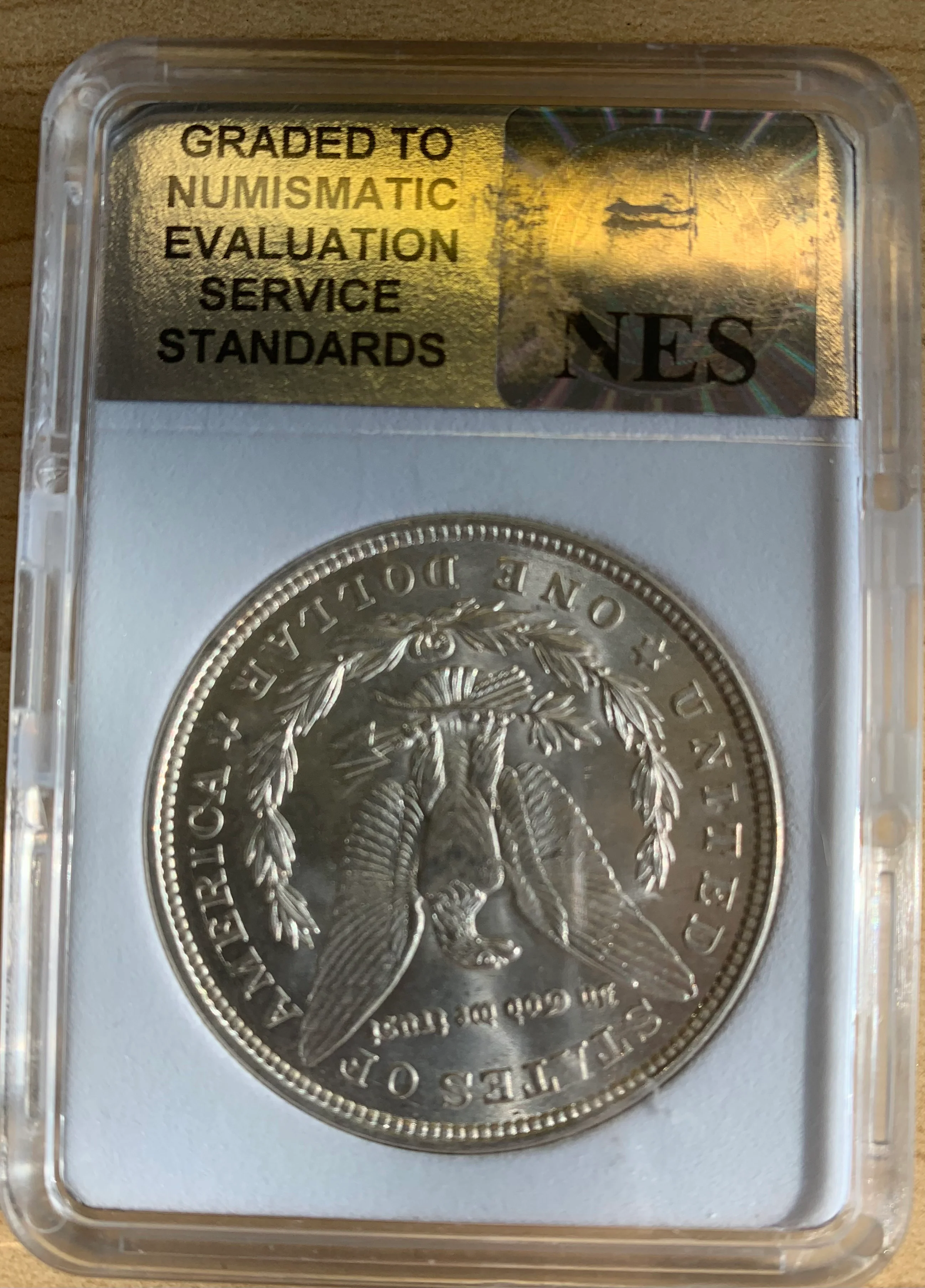 USA  United States $1 1921  Silver Morgan Dollar - Image 2