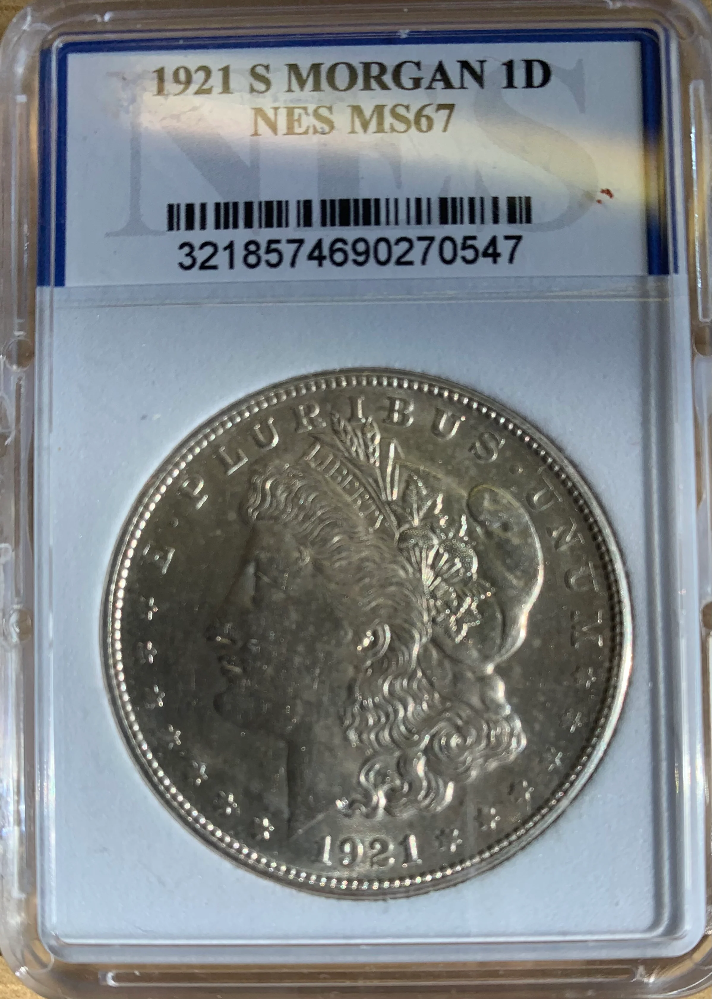 USA United States $1 1921 S Silver Morgan Dollar