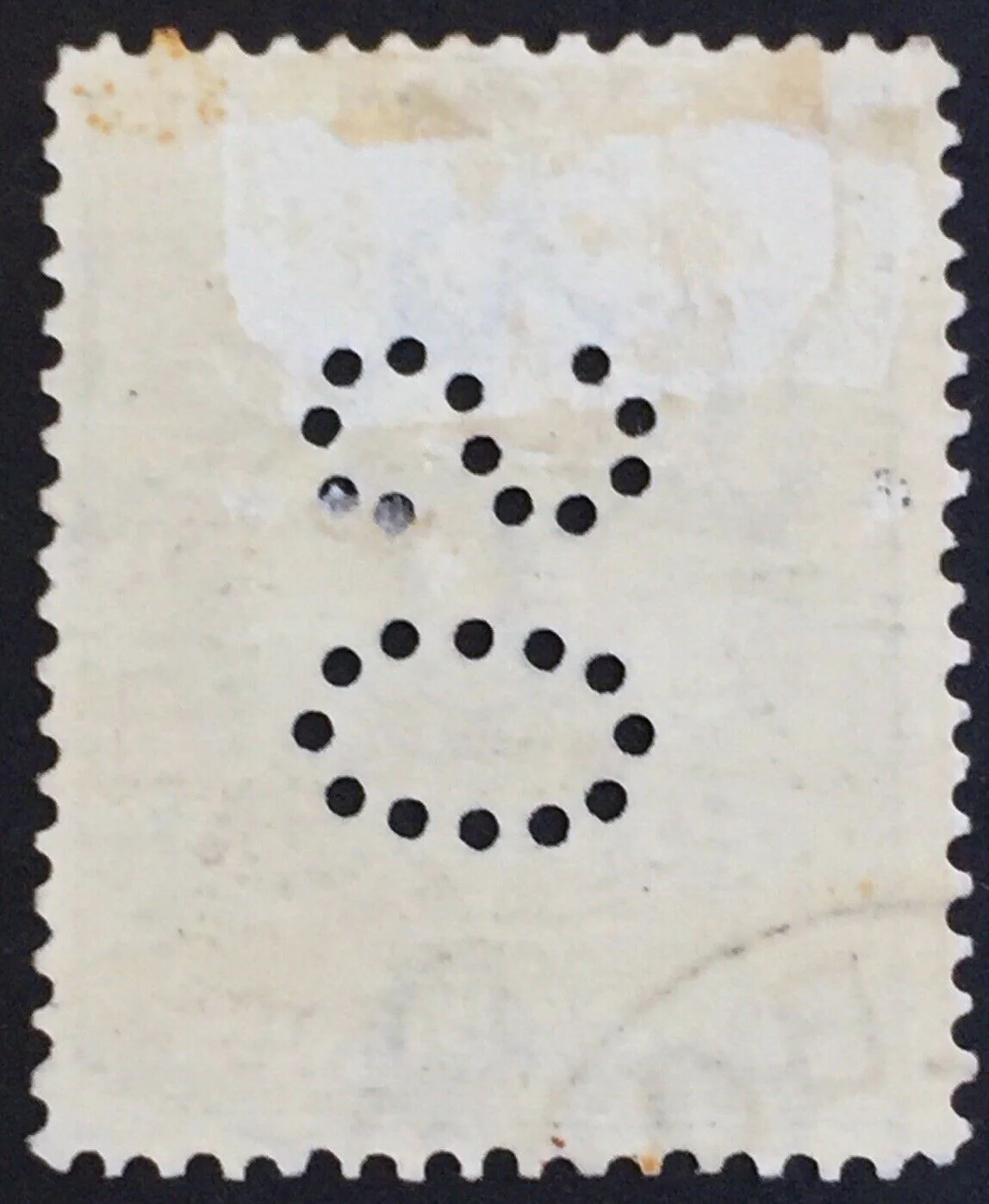 Victoria Australian states Australia SG 400 £2 deep blue KEVII perforated OS CTO - Image 2