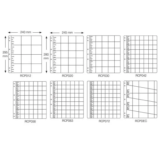 VST 10 packets of 10 pages 4 Pocket Coin Pages VSTCC04 (100 Pages in total) - Image 3