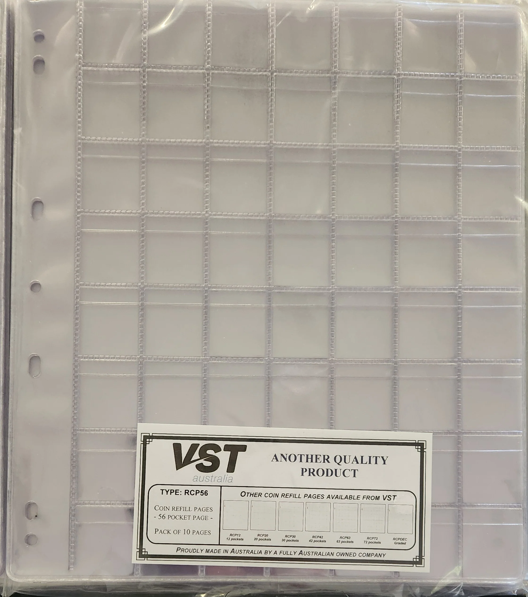 VST Coin Pages RCP56 Packet of 10