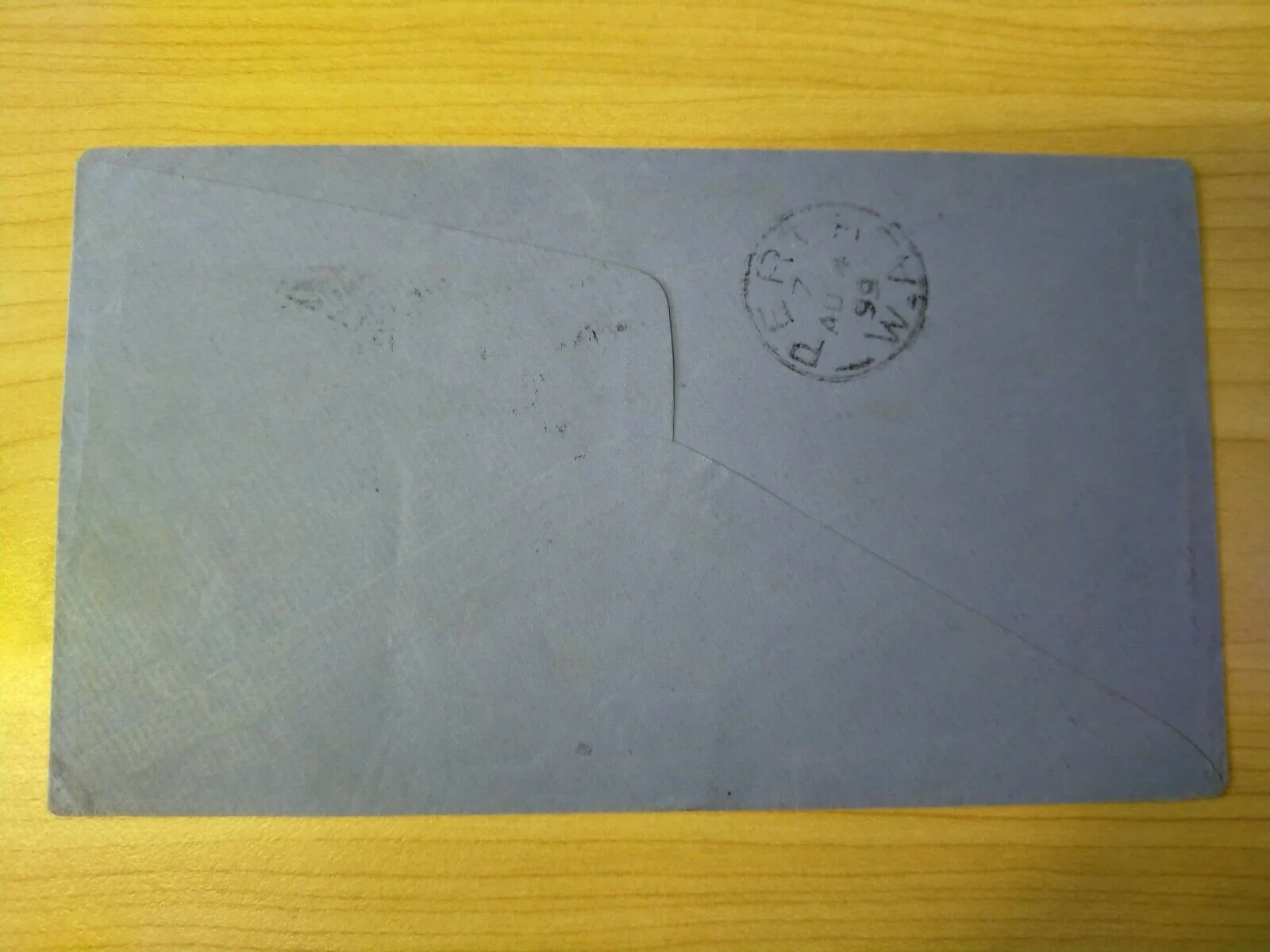 WA 1899 Fremantle - Kalgoorlie, 1d Postal Fiscal Swan birds commercial cover VF - Image 2