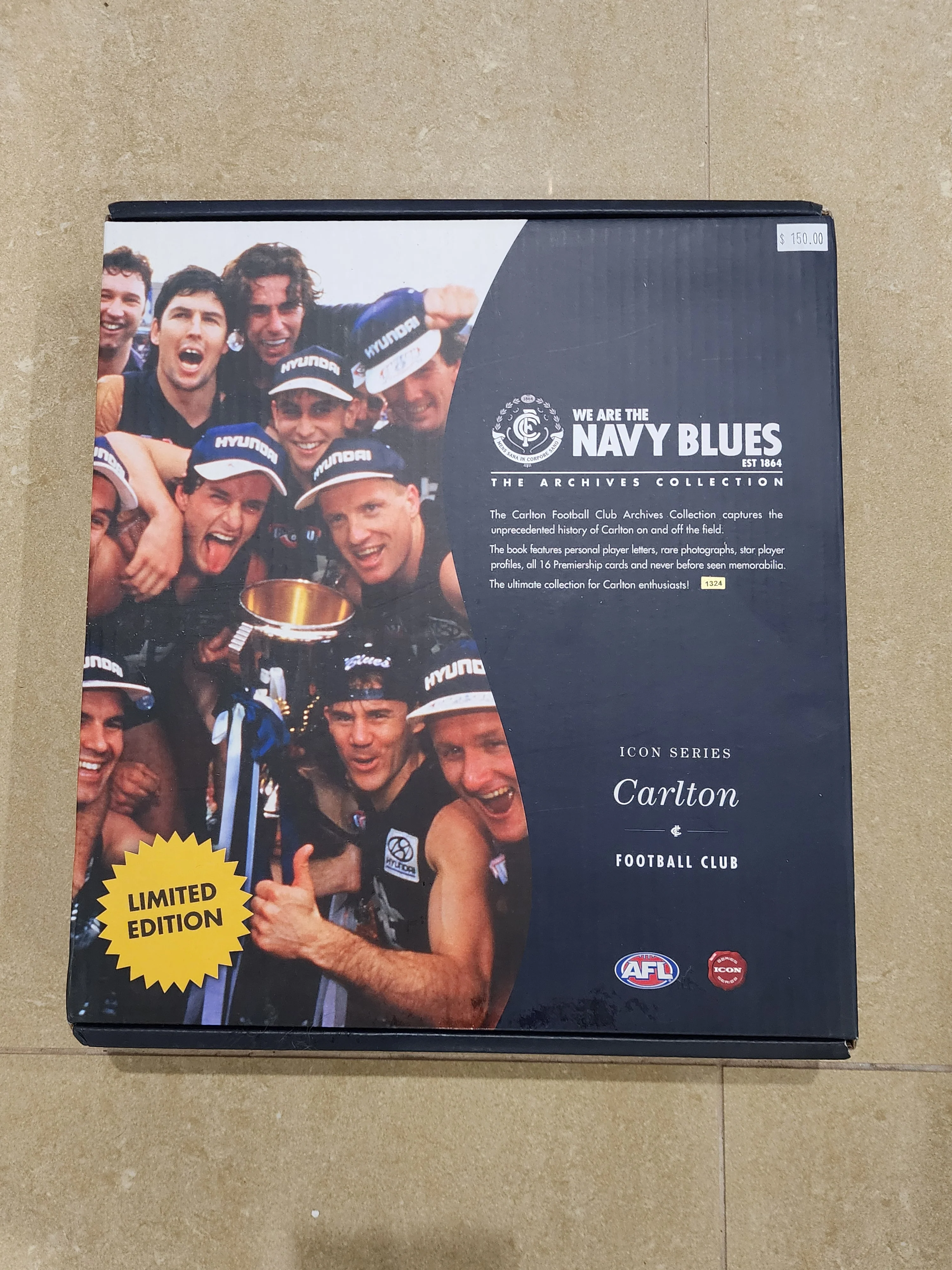 We are the Navy Blues The Archives Collection Carlton Football Club Limited Edition History Book