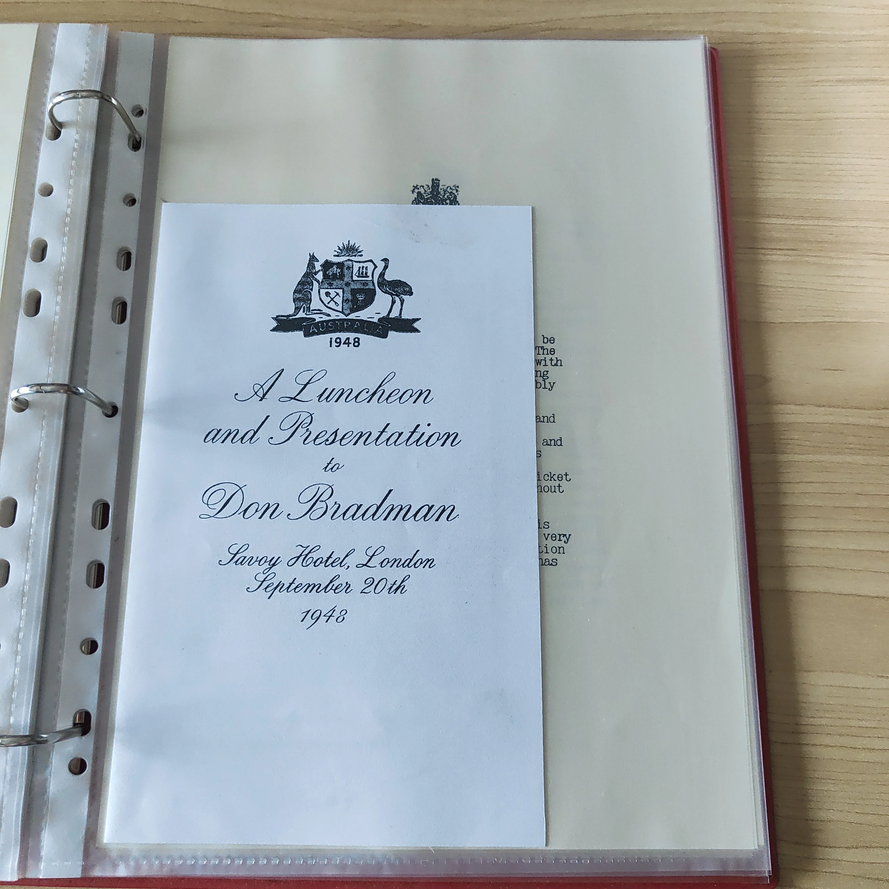 Weetbix Sanitarium The Bradman Collection Cricket Cards In Folder - Image 10