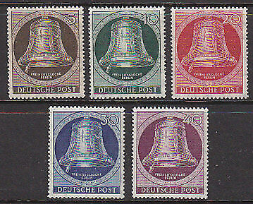 West Germany SG B75-9 Bell clapper pointing Left Michel 75-79 MUH
