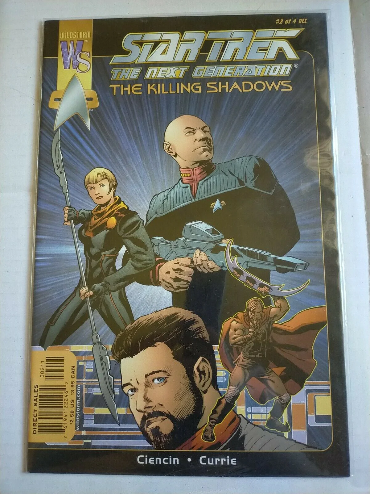 Wildstorm 2 of 4 December 2000 Star Trek The Next Generation Comic