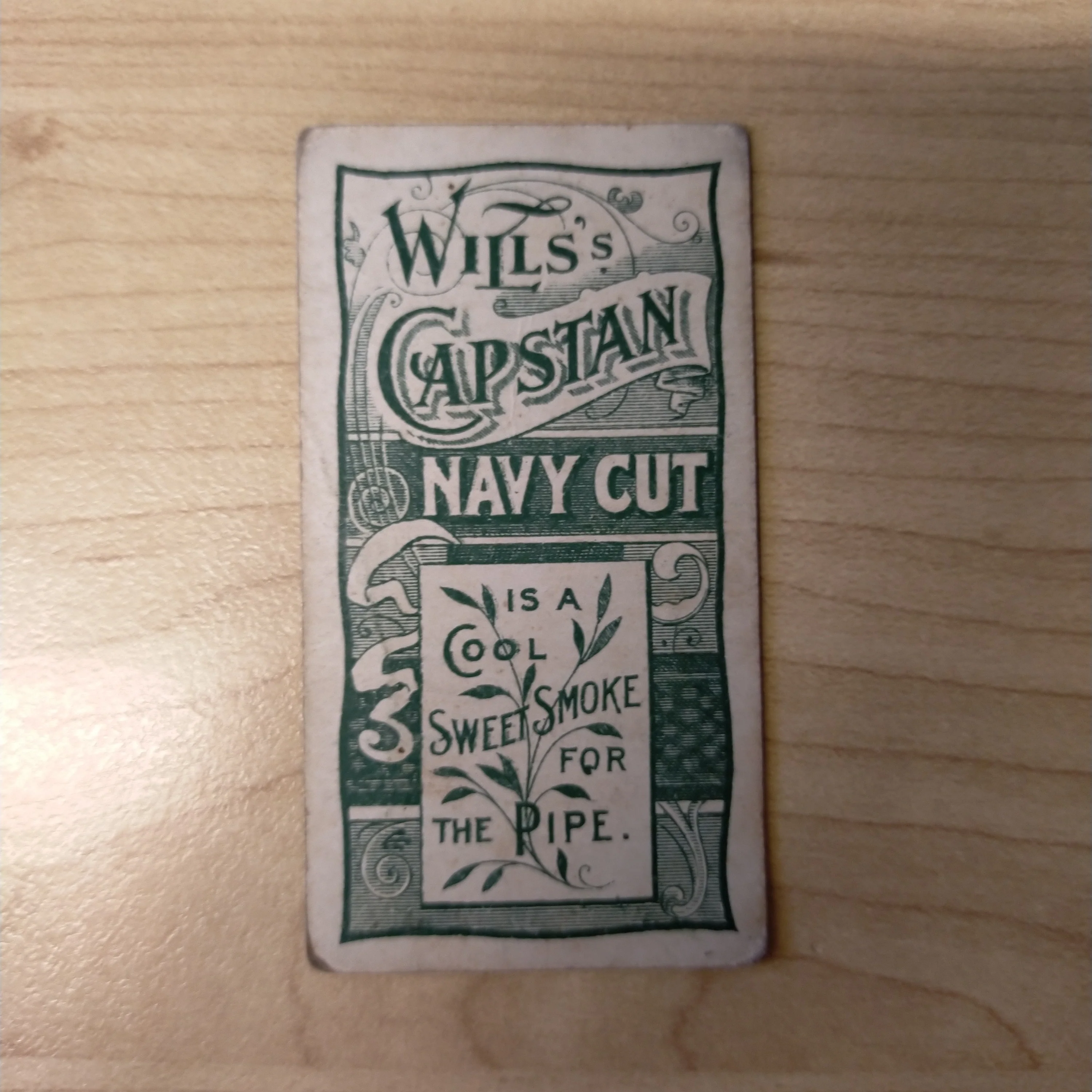 Will's Capstan Cigarettes J Giller South Melbourne Green Back Club Cricketers Cricket Cigarette Card - Image 2