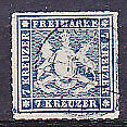 Wurttemberg German States Germany Michel 35 7 Kr blue Used